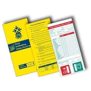 Good to Go Safety™ Fixed Scaffold Check Book
